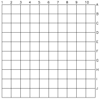 Reticle 27mm  Index Squares 10 x 10 Matrix .5 In Sq. Overall